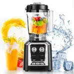 SucceBuy 2L Smoothie Blender Professional Countertop Fruit Food Processor Mixer Maker with Stainless Steel for Home Kitchen Bar