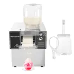 Snowflake Ice Machine, 44LBS/24H Snowflake Ice Maker, Ice-Shaver Machine with Stainless Steel Blade, Electric Snow Cone Maker with 0.2 Gal Tank, 40S Fast Pre-Cooling, for Home & Small Gatherings