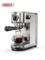 HiBREW 20Bar Semi Automatic Espresso Coffee Machine Temperature Adjustable Cold/Hot Super Slim Coffee Maker Cappuccino H10B