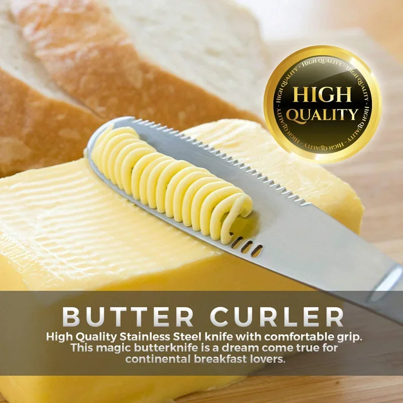 Butter Knife Holes Cheese Dessert Knife Stainless Steel Jam Knife Cutlery Toast Wipe Cream Bread Cheese Cutter Kitchen Tools - Image 3